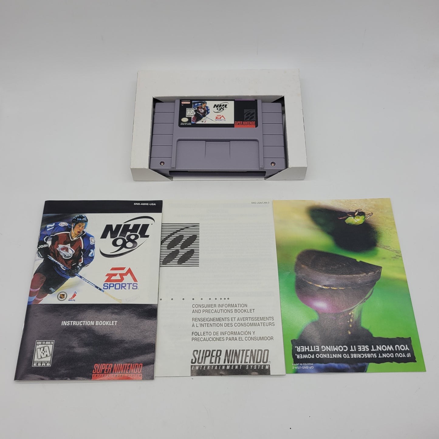 NHL 98 (Super Nintendo SNES, 1997) CIB