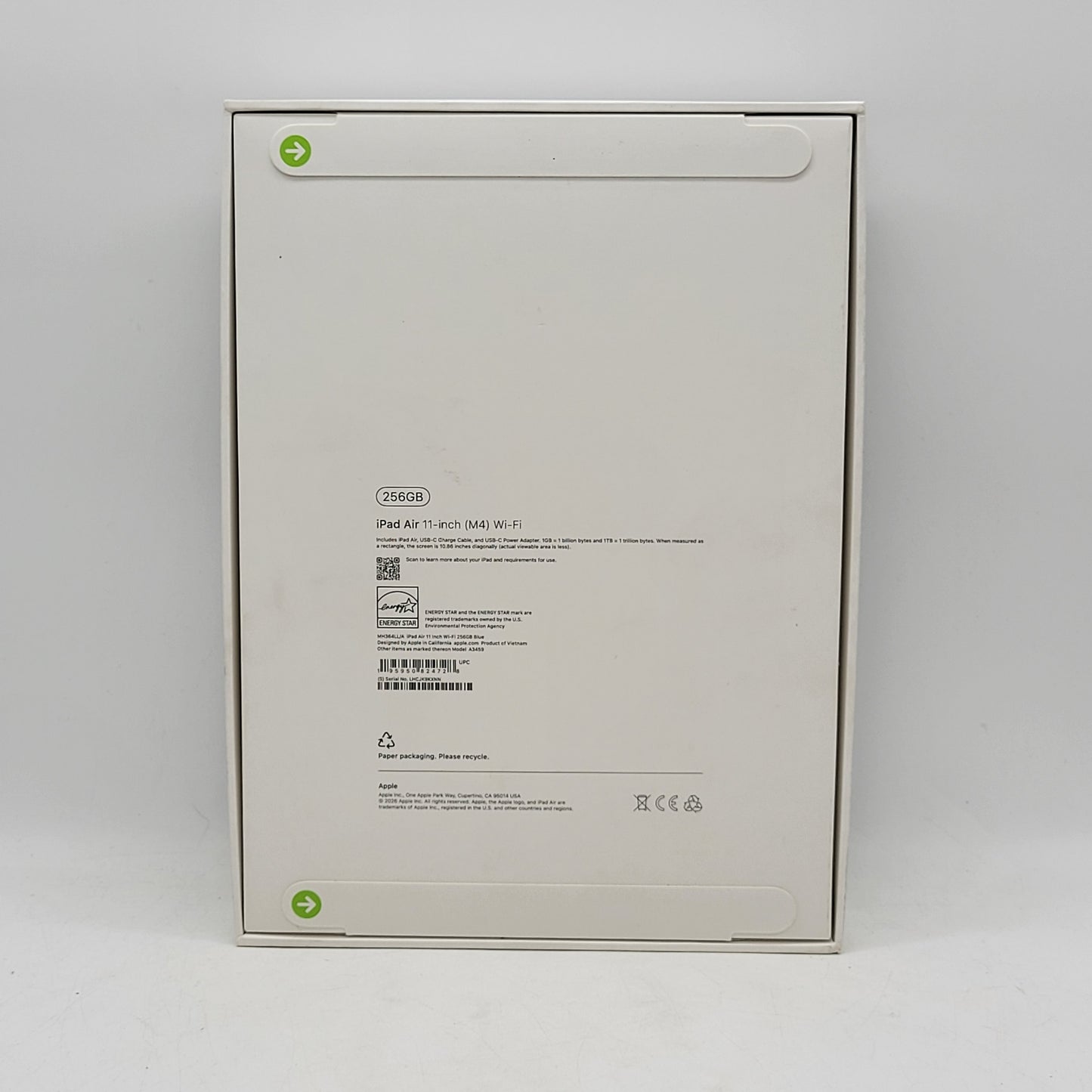 New WiFi Only Apple iPad Air 11" M4 256GB Blue MH364LL/A