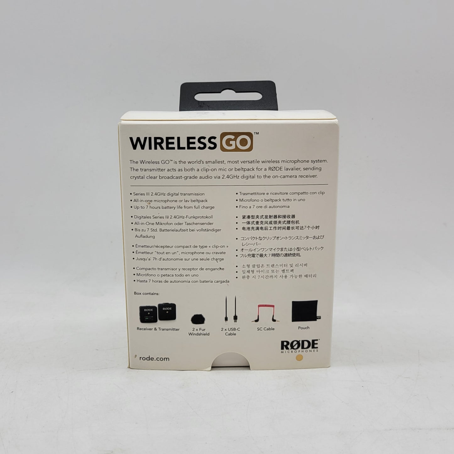 New RODE Wireless Go Compact Wireless Microphone System