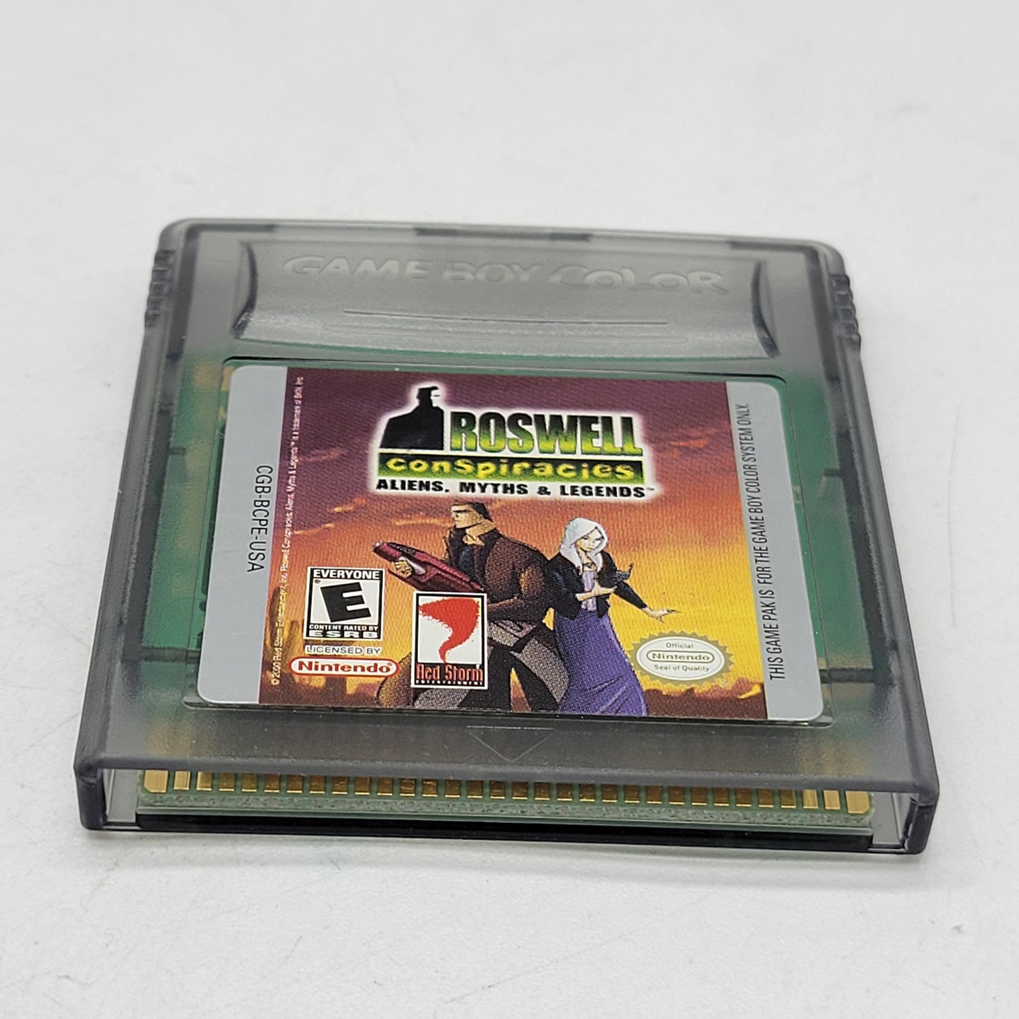 Roswell Conspiracies Aliens Myths Legends (Nintendo GameBoy Color, 2001)