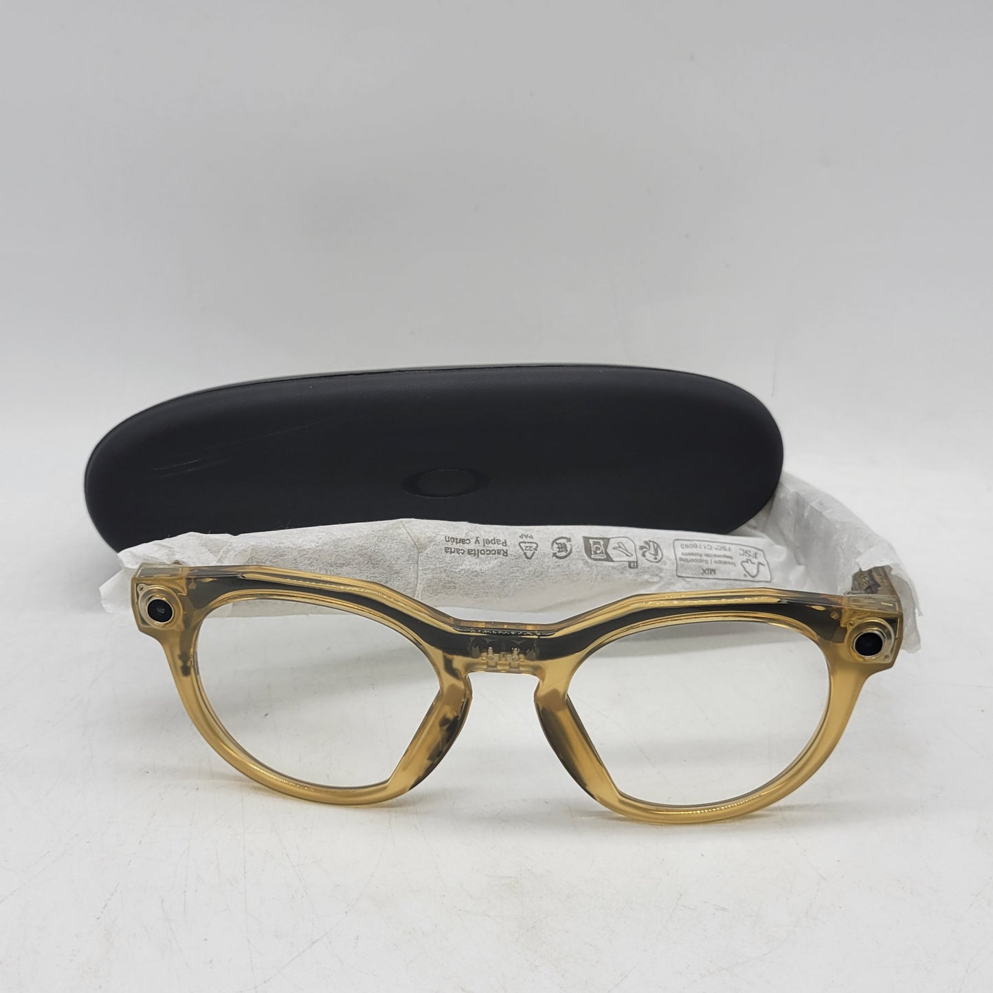 Oakley Meta HSTN Light Curry Transitions OW8002-0851 AI Smart Glasses