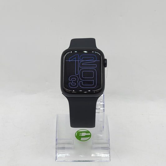 GPS Only Apple Watch SE 3 44MM Midnight Aluminum Black Sport Band MEHQ4LW/A