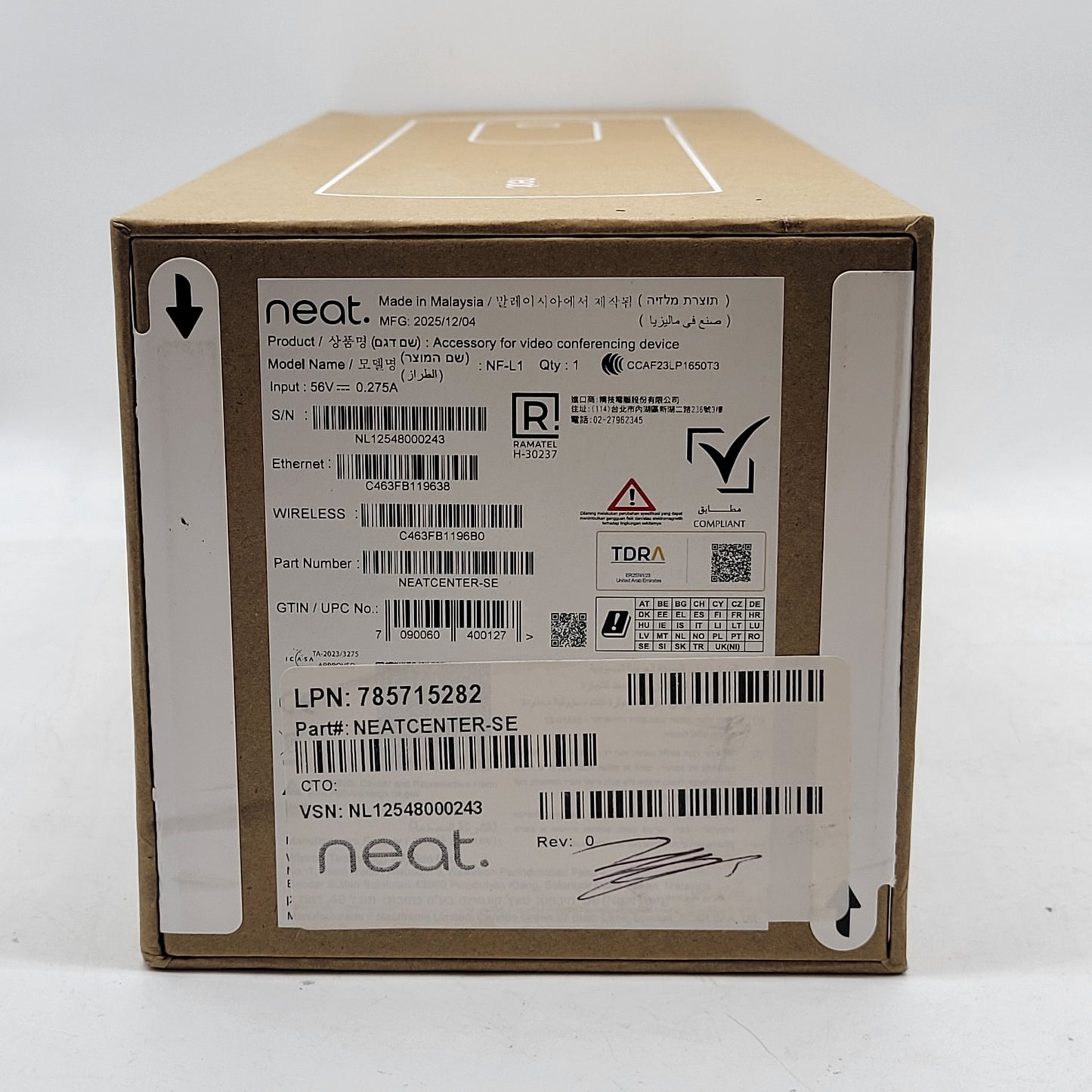 New Neat Conferencing Neat Center 360° Conferencing Extension Device 