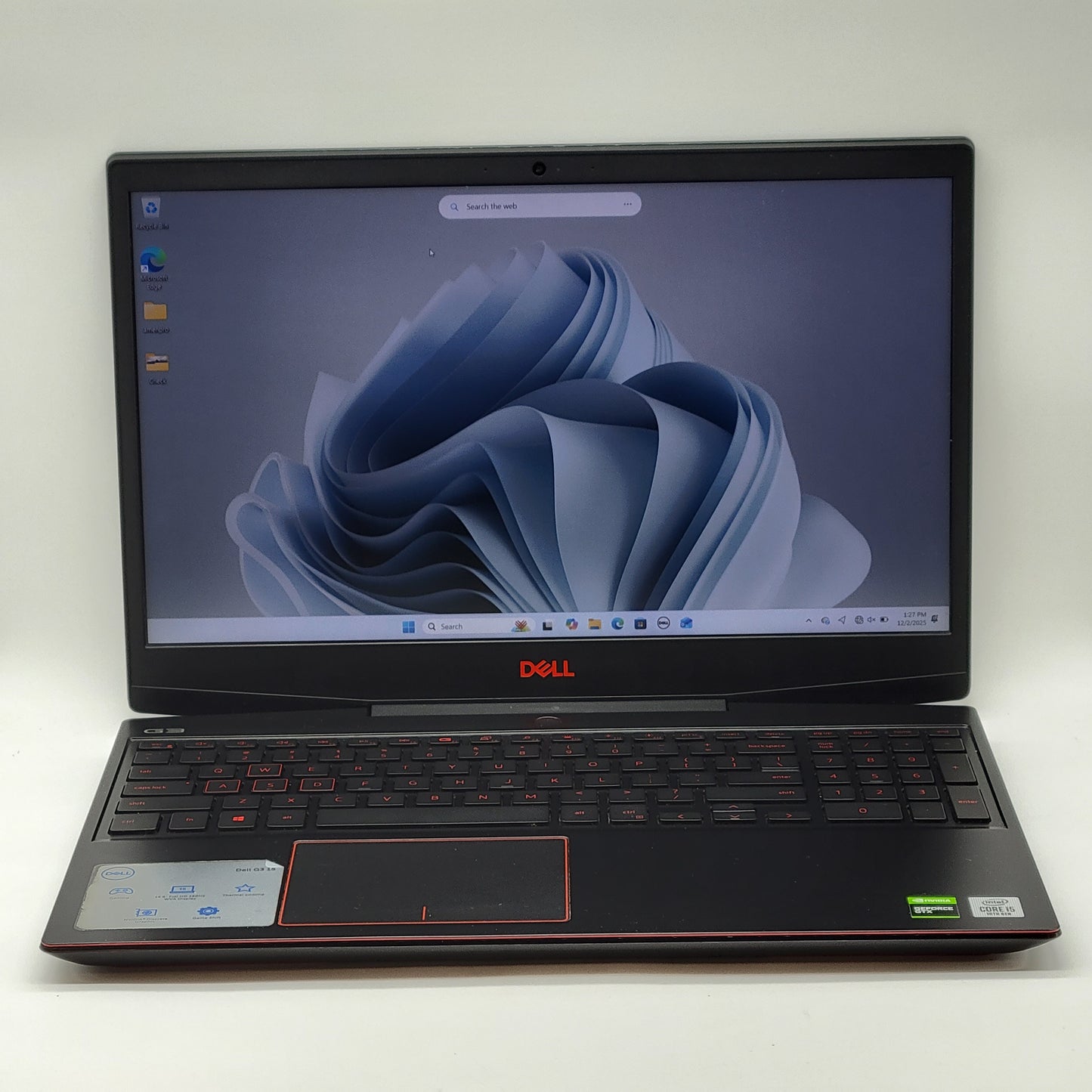 Dell G3 3500 15.6" i5-10300H 2.5GHz 8GB RAM 512GB SSD GeForce GTX 1650 Ti