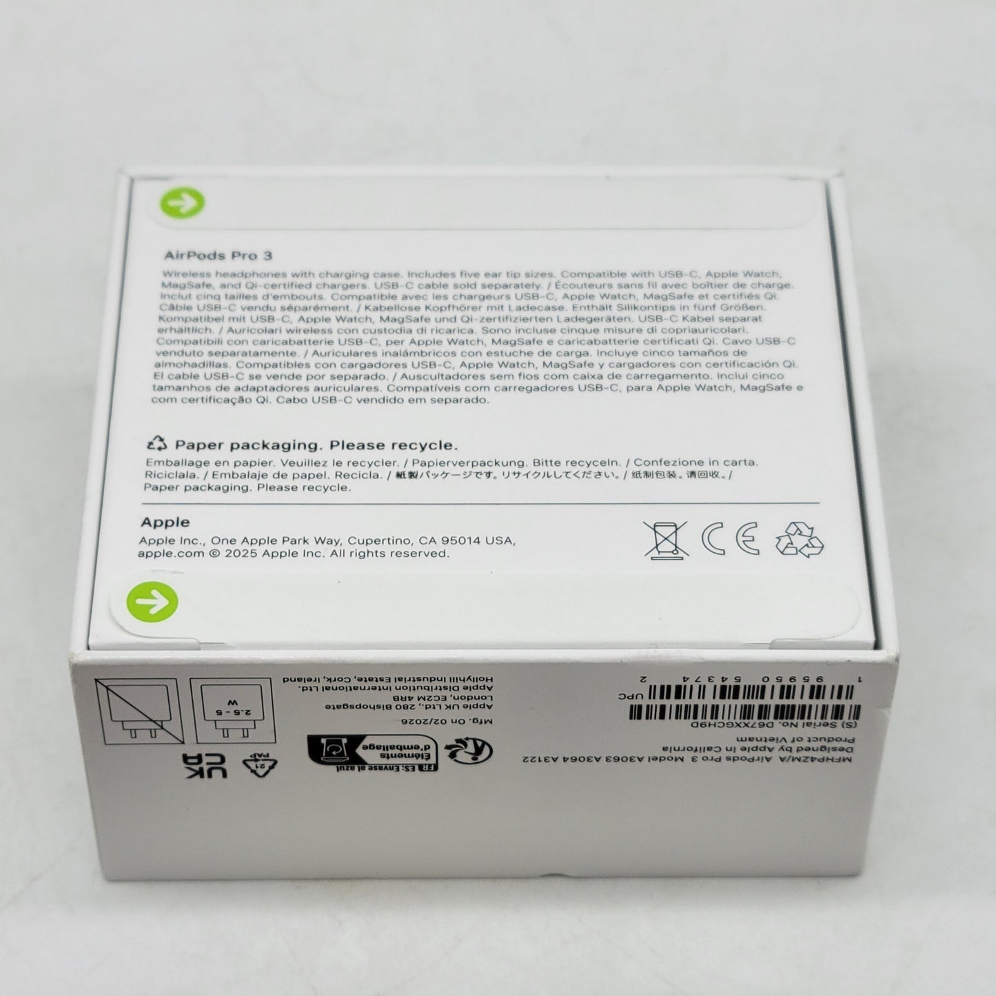 New Apple AirPods Pro 3rd Gen with MagSafe Charging Case A3064 A3063 A3122
