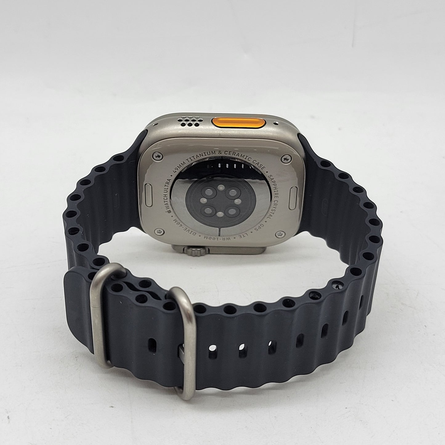 Unlocked Apple Watch Ultra 49MM Natural Titanium Ocean Blue Band MQET3LL/A