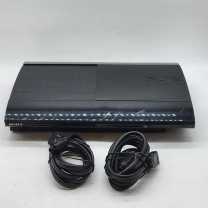 Sony PlayStation 3 Super Slim PS3 500GB Black Console Gaming System CECH-4301C