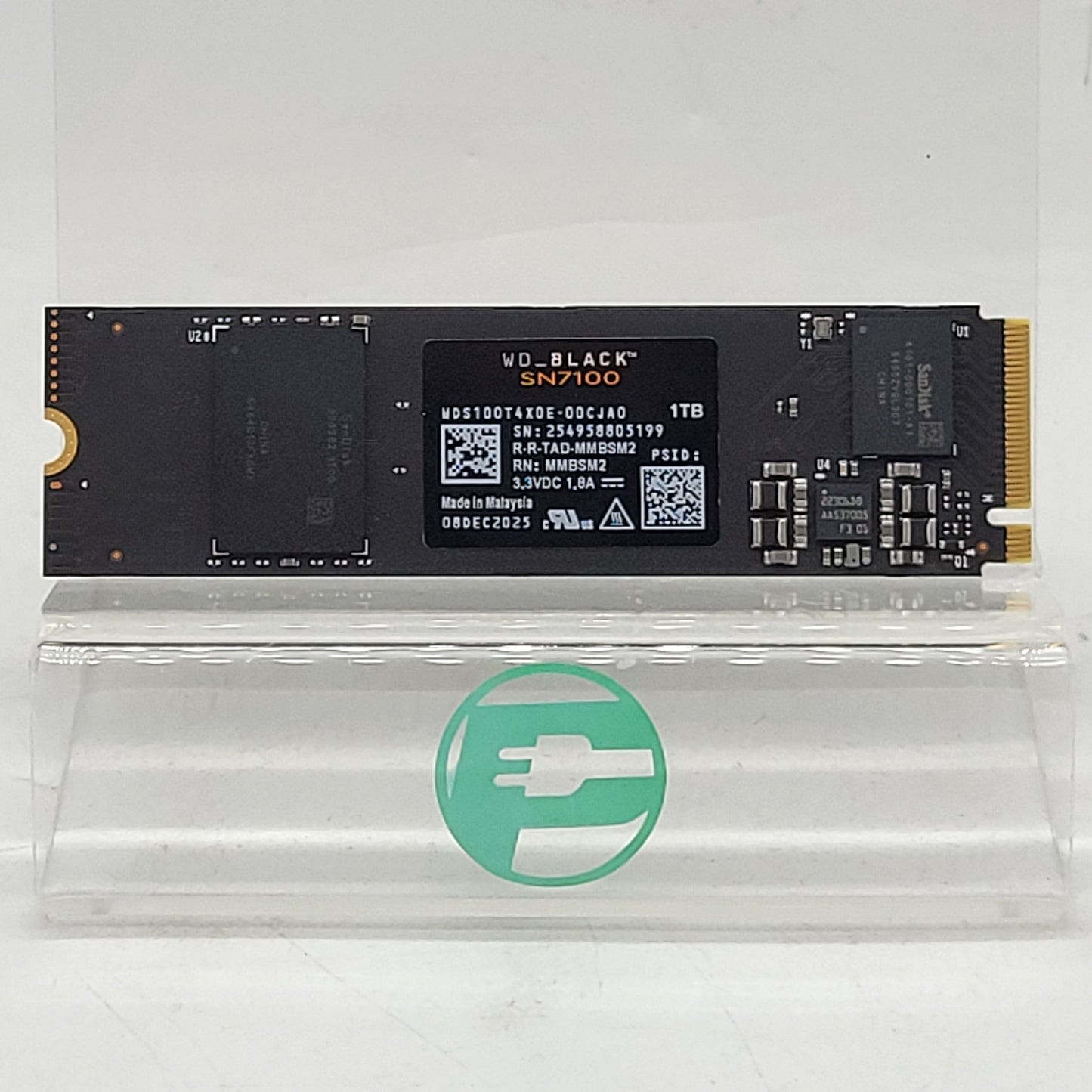 SanDisk 2280mm SN7100 1TB PCIe Gen 4.0 x4 SSD WDS100T4X0E