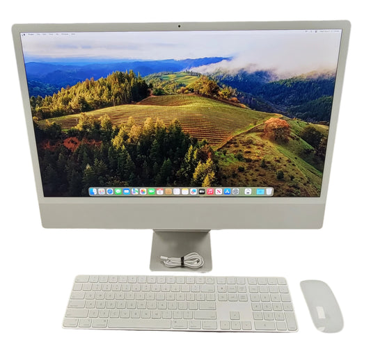 2021 Apple iMac 24" M1 3.2GHz 16GB RAM 1TB SSD Silver A2438