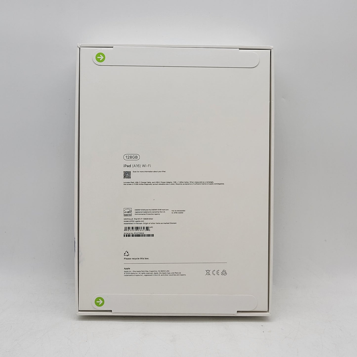 New WiFi Only Apple iPad 11" (A16) 128GB Silver MD3Y4LL/A