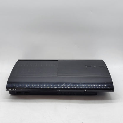 Sony PlayStation 3 Super Slim PS3 500GB Black Console Gaming System CECH-4301C