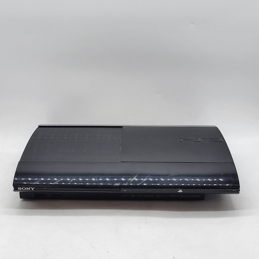 Sony PlayStation 3 Super Slim PS3 500GB Black Console Gaming System CECH-4301C