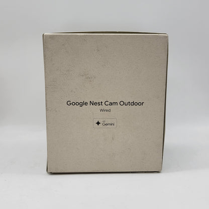 New Google Nest (2nd Generation) Snow Wired Cam Outdoor 2K G7LYP
