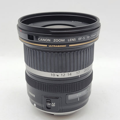 Canon EF-S Ultrasonic 10-22mm f/3.5-4.5 USM Auto & Manual Lens