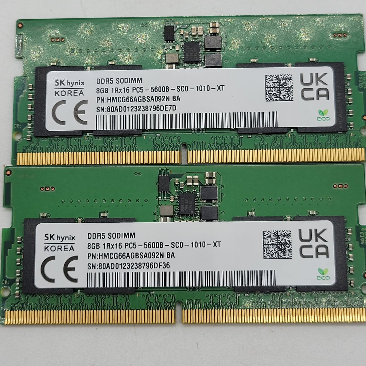 SK Hynix 16GB (2x8GB) RAM DDR5 5600MHz HMCG66AGBSA092N BA