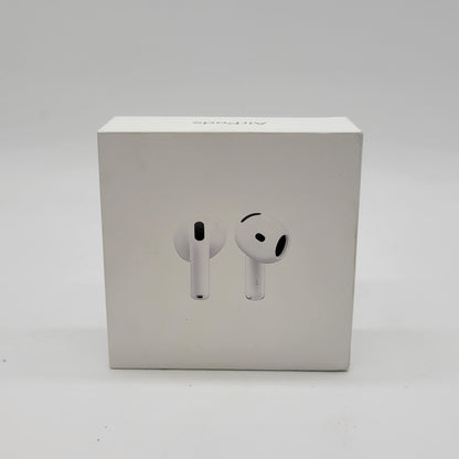 New Apple AirPods 4th Gen with Charging Case A3053 A3050 A3058 MXP63LL/A
