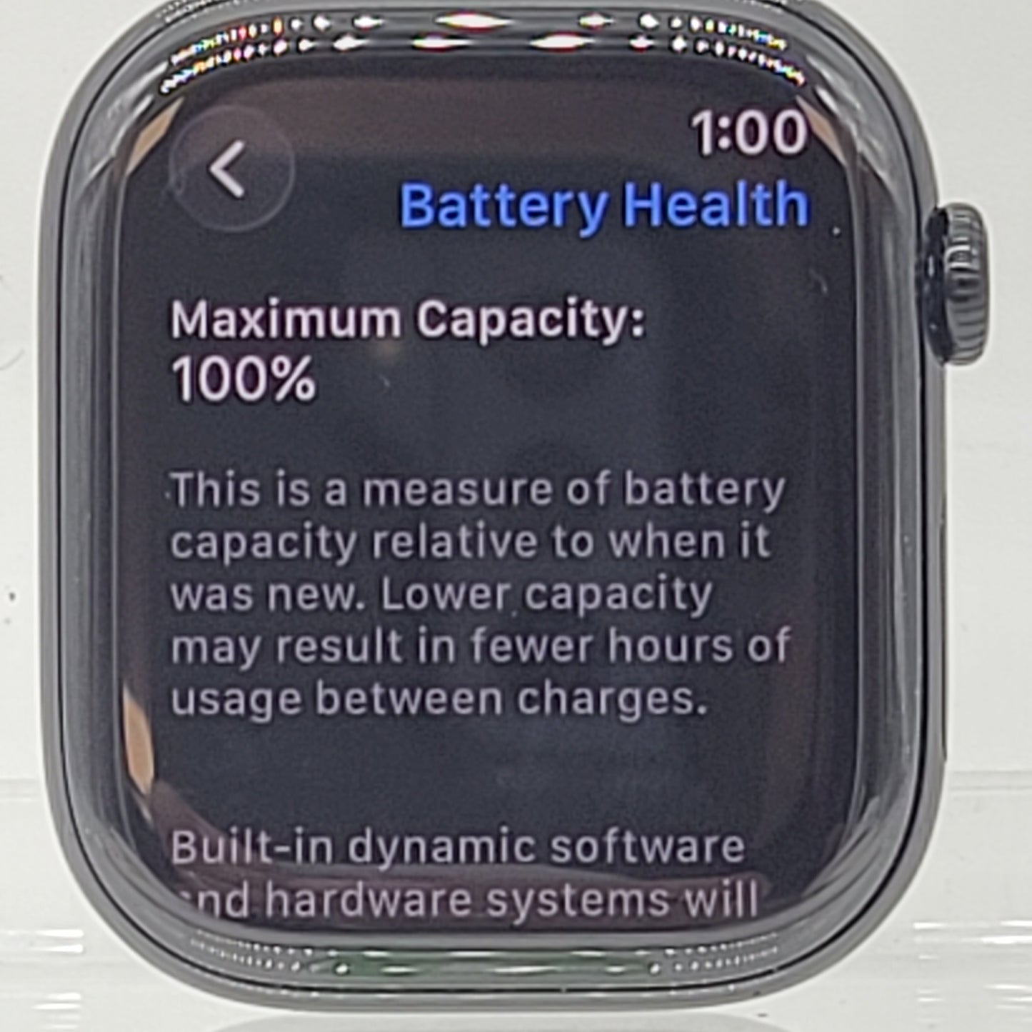 Unlocked Apple Watch Series 11 46MM Jet Black Aluminum Sport Band MFC24LW/A