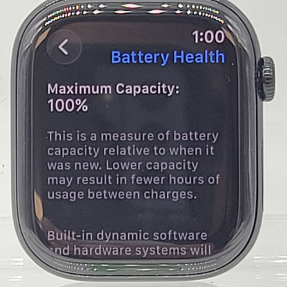 Unlocked Apple Watch Series 11 46MM Jet Black Aluminum Sport Band MFC24LW/A