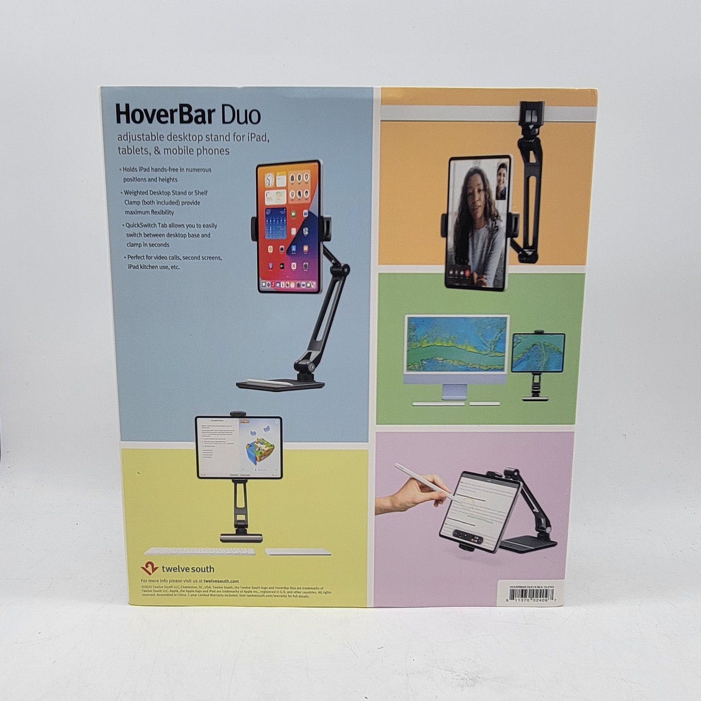 New Twelve South HoverBar Duo Adjustable Desktop Stand