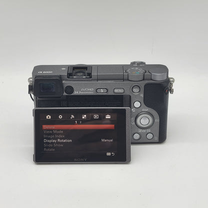 Sony Alpha A6000 24.3MP Mirrorless Digital Camera 4101 Shutter Count With Lens