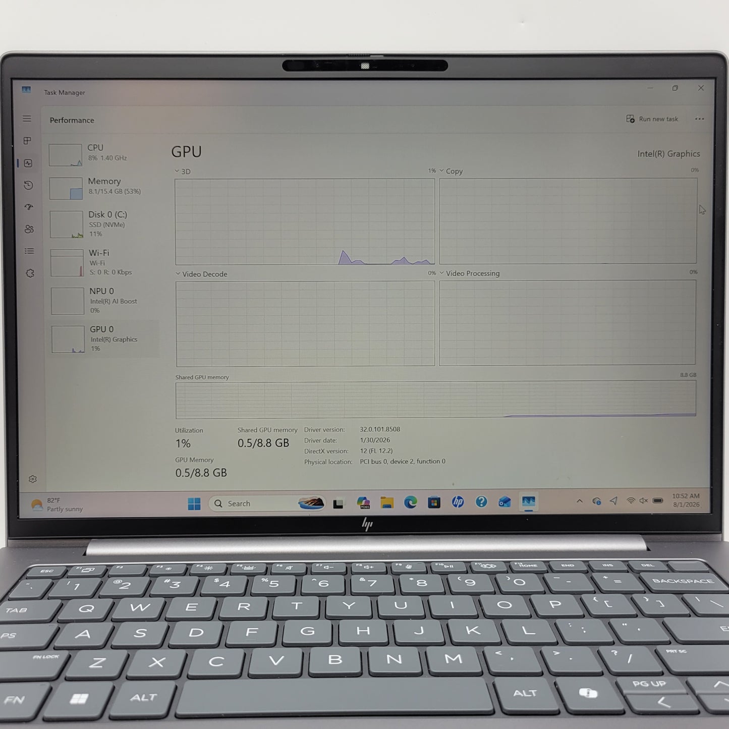 HP ZBook 8 GLI 14 14" Ultra 5 235H 2.4GHz 16GB RAM 256GB SSD