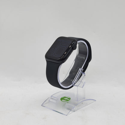 GPS Only Apple Watch SE 3 44MM Midnight Aluminum Black Sport Band MEHQ4LW/A