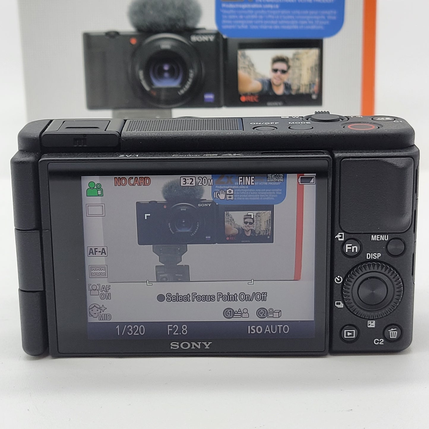 Sony ZV-1 20.1MP Compact Mirrorless Digital Camera Flawless
