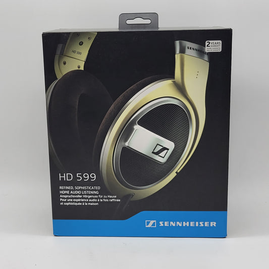 Sennheiser HD 599 Brown Headband Headphones Ivory