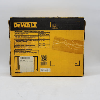 New DeWalt DCS334B 20V MAX Jig Saw Tool Only