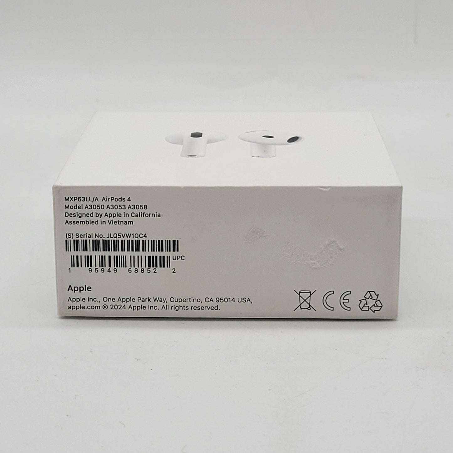 New Apple AirPods 4th Gen with Charging Case A3058 A3050 A3053 MXP63LL/A