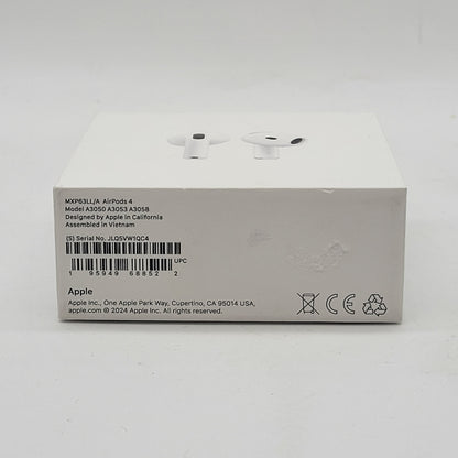 New Apple AirPods 4th Gen with Charging Case A3058 A3050 A3053 MXP63LL/A