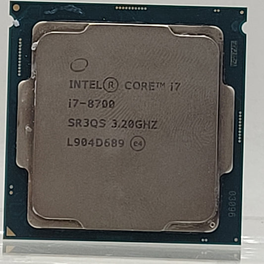 Intel Core i7-8700 3.20GHz 6 Core SR3QS 12 Thread LGA 1151