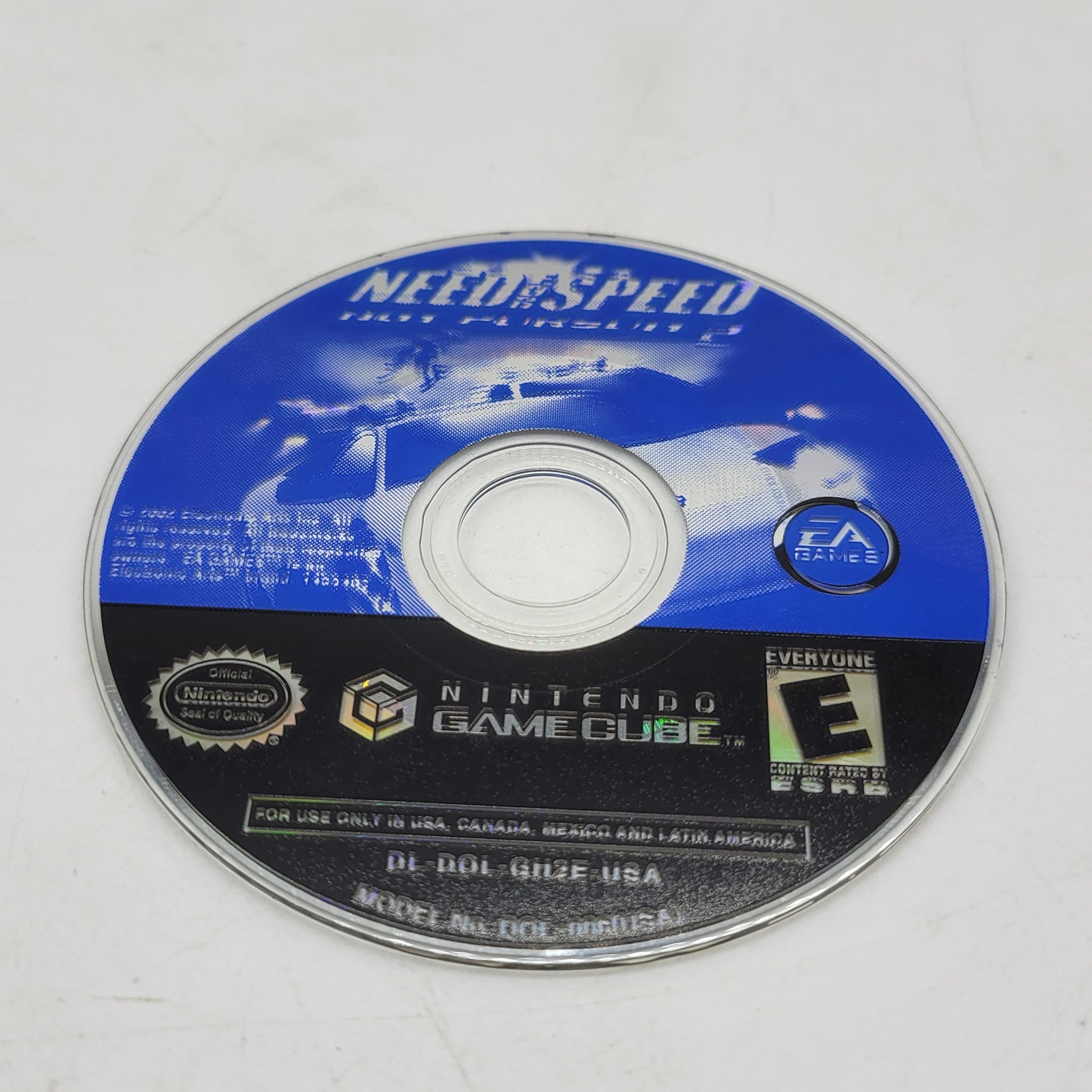 Need for Speed Hot Pursuit 2 (Nintendo GameCube, 2002) Disc Only