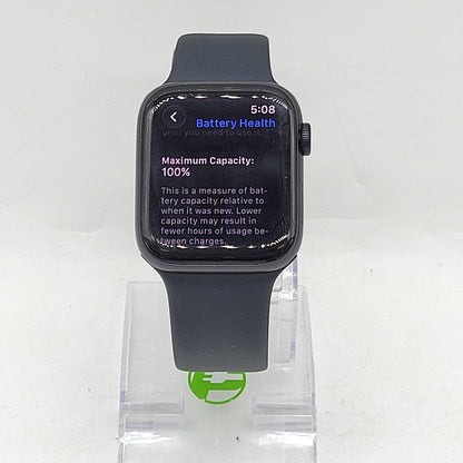 GPS Only Apple Watch SE 3 44MM Midnight Aluminum Black Sport Band MEHQ4LW/A