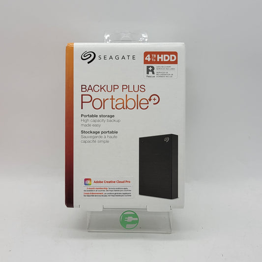 New Seagate Portable Backup Plus 4TB USB 3.0 HDD 2R2AP1-573