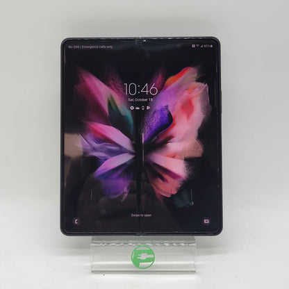 Unlocked Samsung Galaxy Z Fold3 5G 12GB RAM 256GB SM-F926U Absolute Black