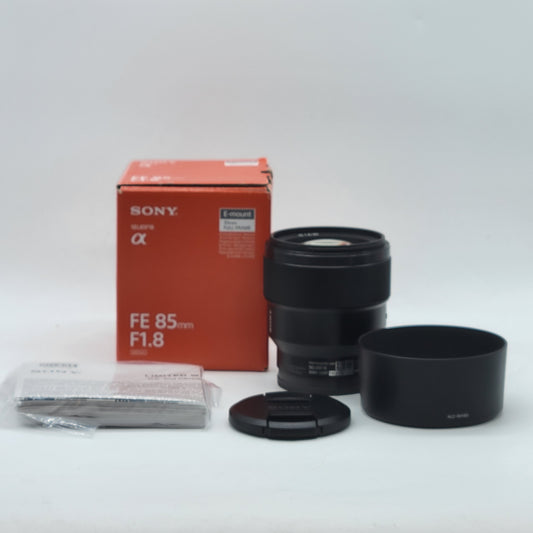 Sony FE 85mm f/1.8 E-Mount Full-Frame SEL85F18 Auto & Manual Lens