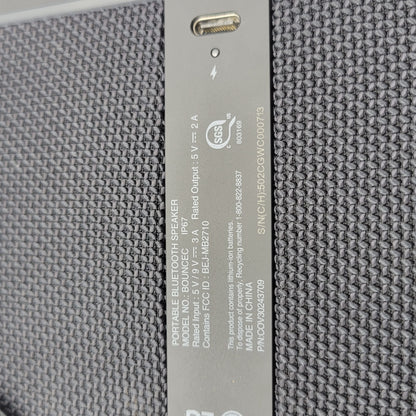LG XBOOM Bouncec Portable Bluetooth Speaker Black C0V30243709
