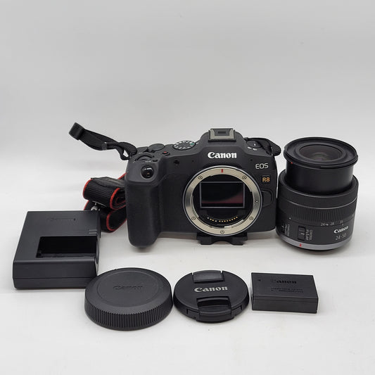 Canon EOS R8 24.2MP Full Frame Mirrorless Digital Camera With Lens