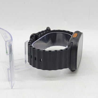 Unlocked Apple Watch Ultra 3 49MM Black Titanium Black Ocean Band MF0J4LW/A