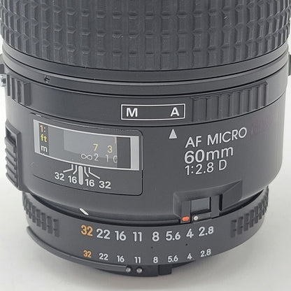Nikon AF MICRO NIKKOR 60mm f/2.8 D Lens