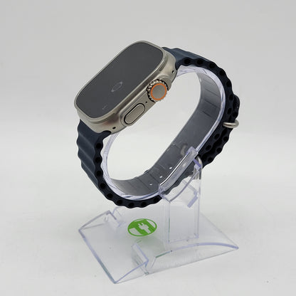 Unlocked Apple Watch Ultra 2 49MM Blue Aluminum Anchor Blue Ocean Band MREG3LL/A