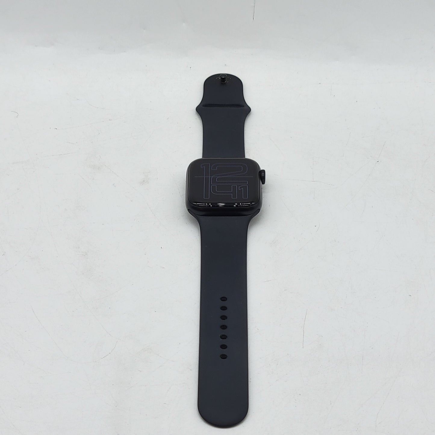 GPS Only Apple Watch SE 3 44MM Midnight Aluminum Black Sport Band MEHQ4LW/A