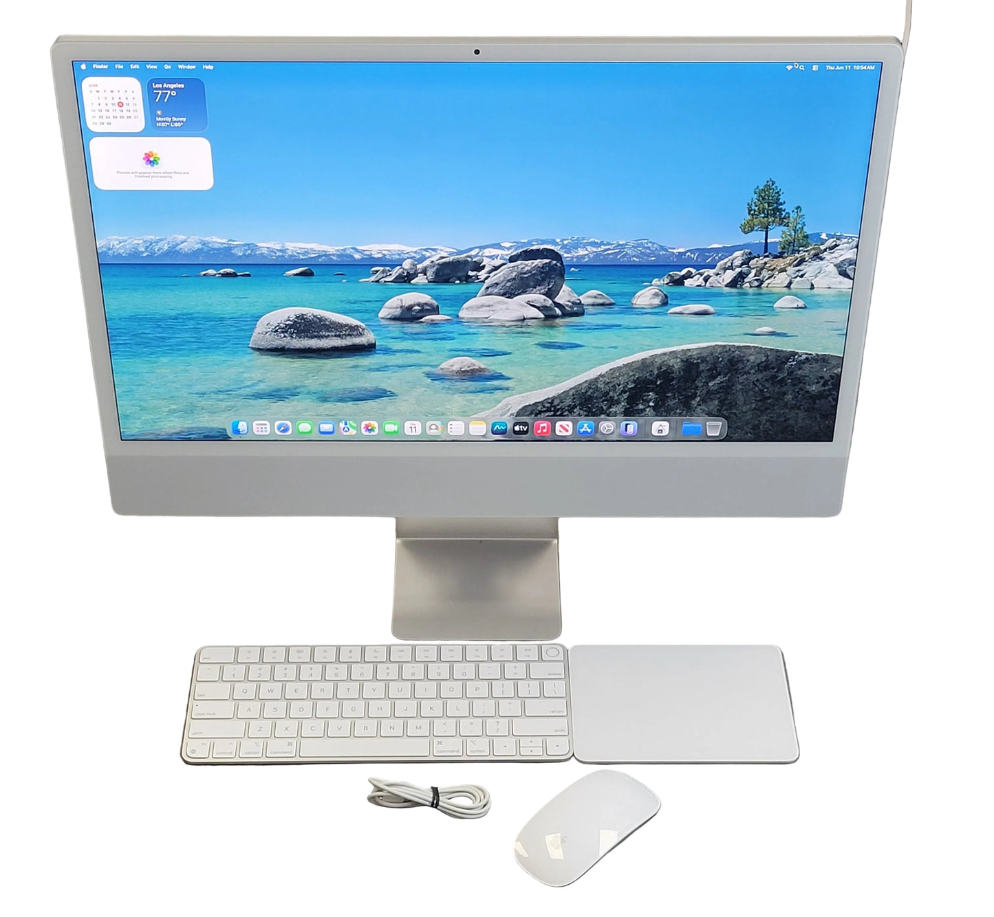 2023 Apple iMac 24" M3 10 Core 4.0GHz 24GB RAM 1TB SSD Silver A2873
