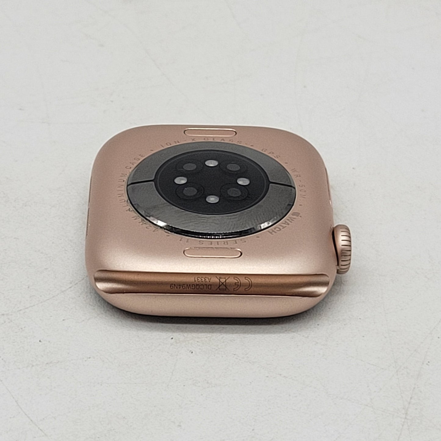 GPS Only Apple Watch Series 11 42MM Rose Gold Aluminum MEU04LW/A Face Only