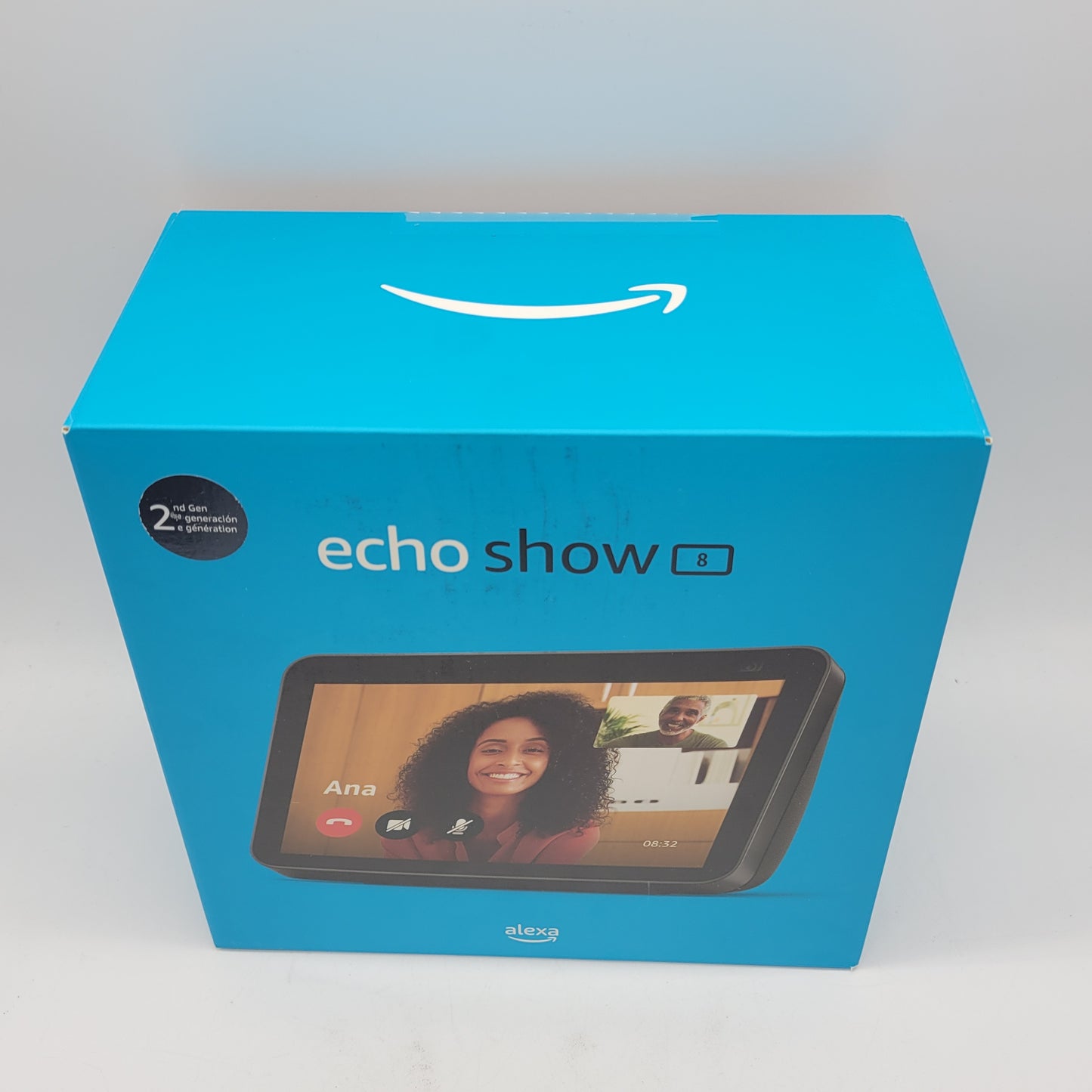 New Amazon Echo Show 8 2nd Gen Smart Display Black With Alexa A8H3N2