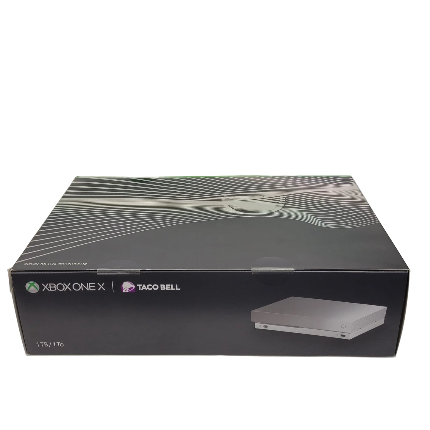 New Microsoft Xbox One X 1TB Console Gaming System Platinum Taco Bell 1787
