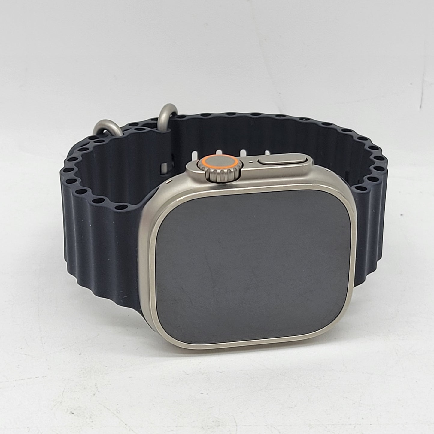 Unlocked Apple Watch Ultra 49MM Natural Titanium Ocean Blue Band MQET3LL/A