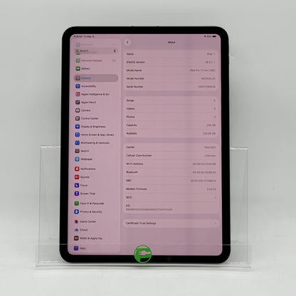 Factory Unlocked Apple iPad Pro 11" M5 256GB Space Black ME2N4LL/A