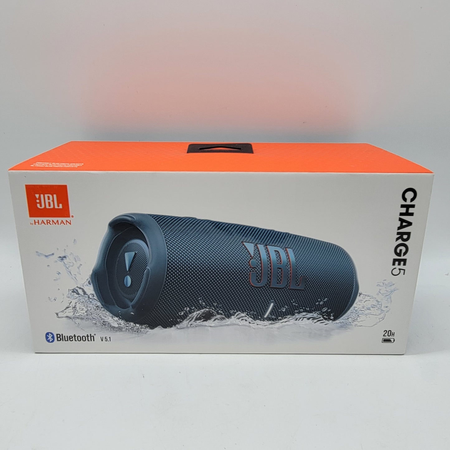 New JBL Charge 5 Portable Waterproof Bluetooth Speaker Blue JBLCHARGE5BLUAM
